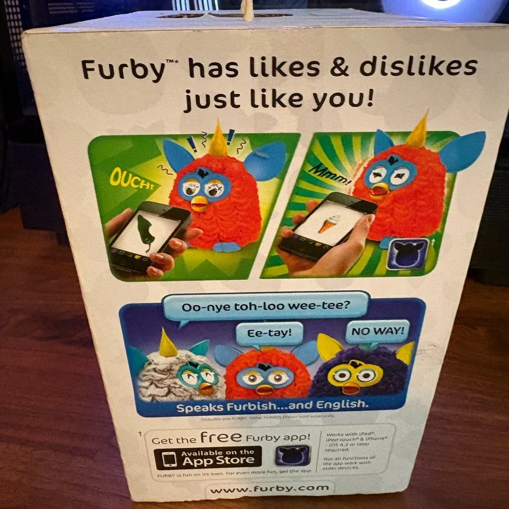 Hasbro Furby Red and Blue Interactive Toy - Picture 3 of 11
